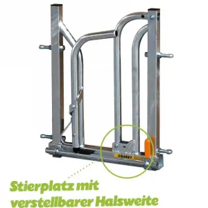 Schwedenfressgitter für Großvieh mit Hörnern